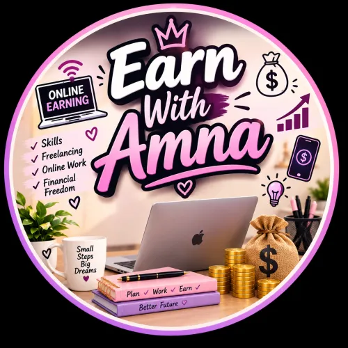 Earn with amna  WhatsApp Group Icon - Make Money & Earning