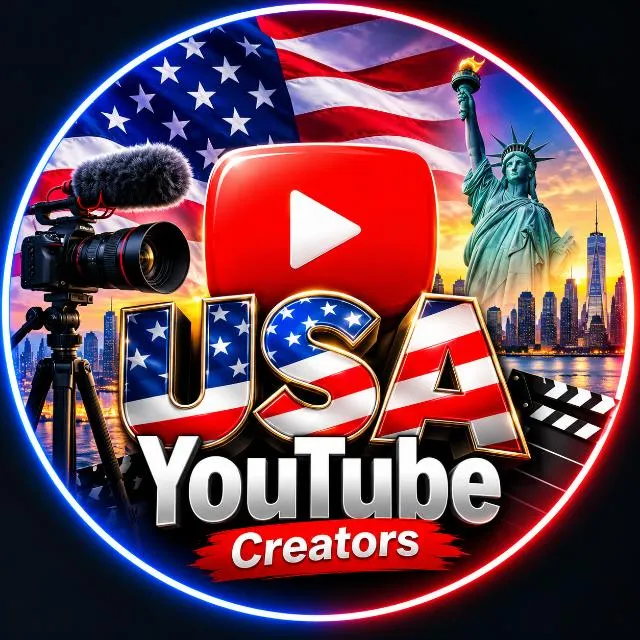 USA Youtube Creators WhatsApp Group Icon - Social Media Promotion