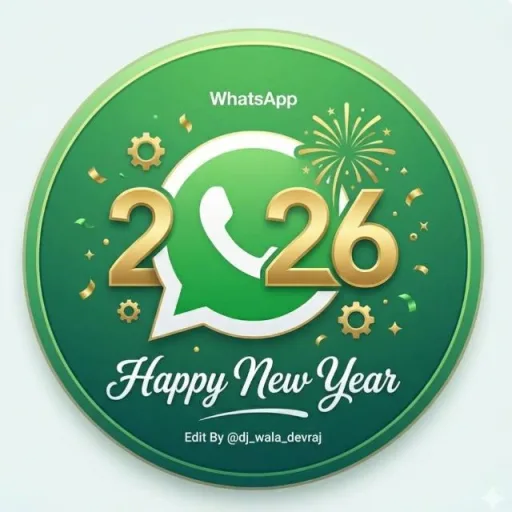 Happy New Year 2026 WhatsApp Group Icon - Friendship