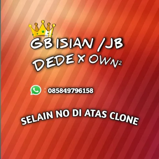 GB ISIAN / JB DEDE X OWN²[70 MEM DAGET]✅ WhatsApp Group Icon - Games