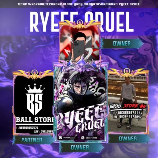 GC UTAMA RYEEE CRUEL X BALL STORE WhatsApp Group Icon - Business