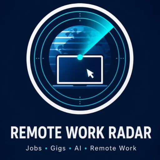 REMOTE WORK RADAR 🌎 WhatsApp Group Icon - Jobs & Career