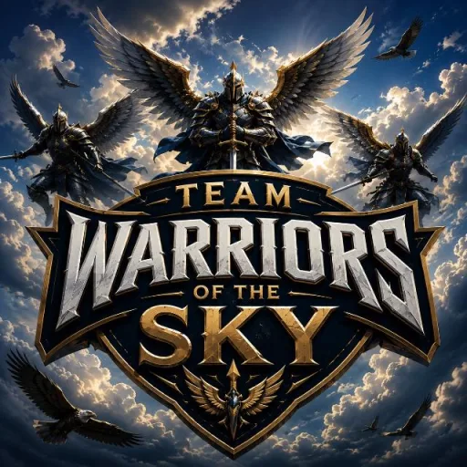 🎮🔥 FREE FIRE — TEAM WARRIORS OF THE SKY 🦅⚔️ WhatsApp Group Icon - Games