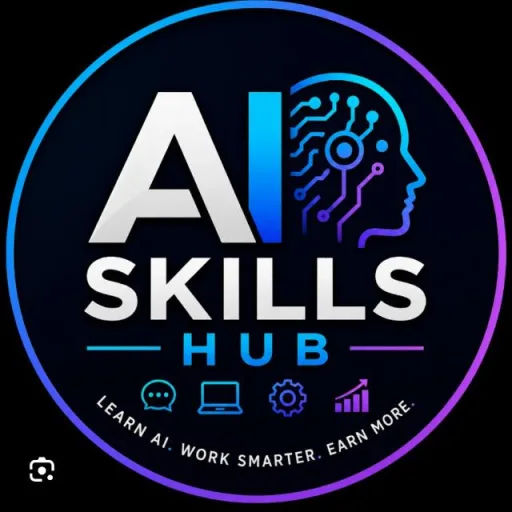 AI & Digital Skills Hub WhatsApp Group Icon - Make Money & Earning