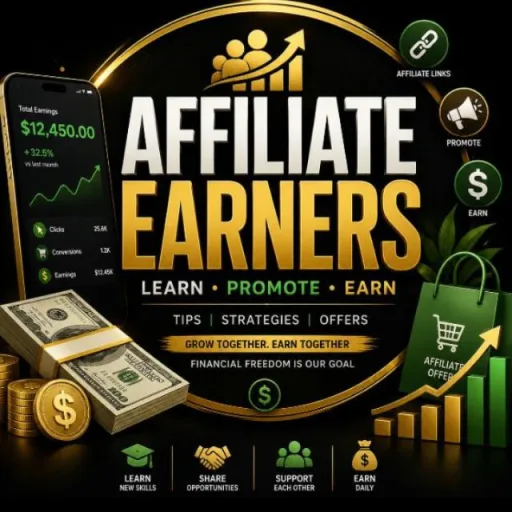 Earn with affiliate marketing and survey WhatsApp Group Icon - Make Money & Earning